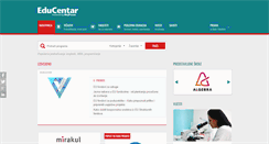 Desktop Screenshot of educentar.net
